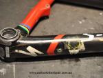 Specialized Epic down tube before