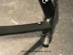 Rapha top tube after