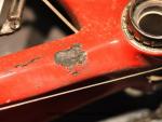 Pinarello Chain stay damage before