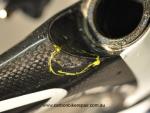 Felt headtube before