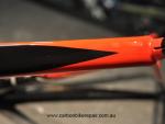Specialized Tarmac top tube after