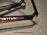 Specialized Tarmac SL3 chainstay after