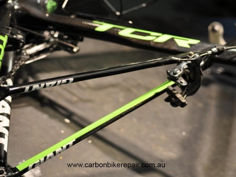 Giant TCR seat stay after