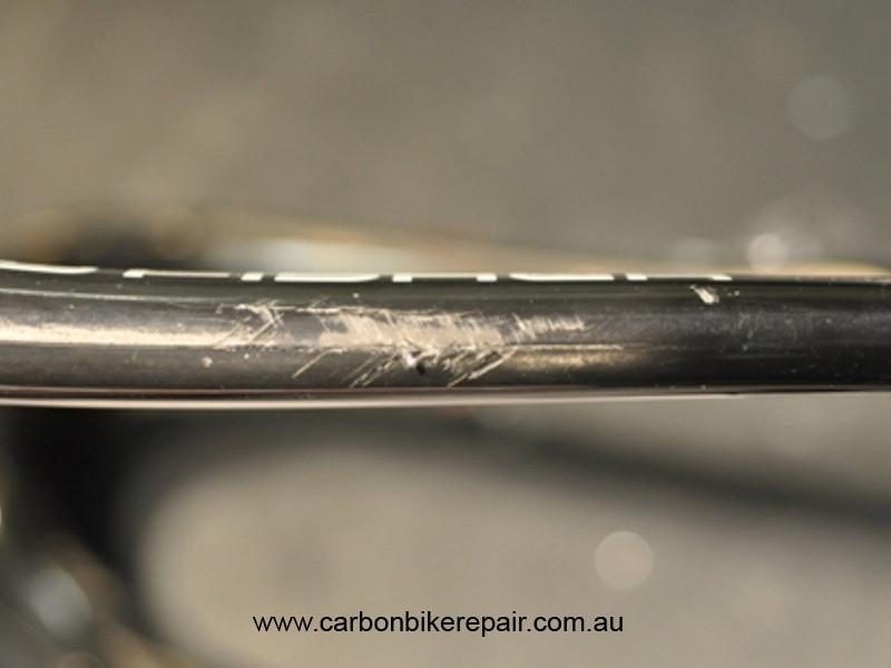 Gary Fisher Chain stay before