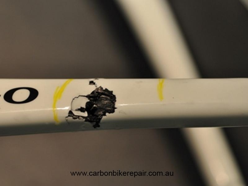 Colnago CX 1 chain stay before