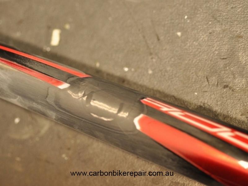 Scott addict top tube during