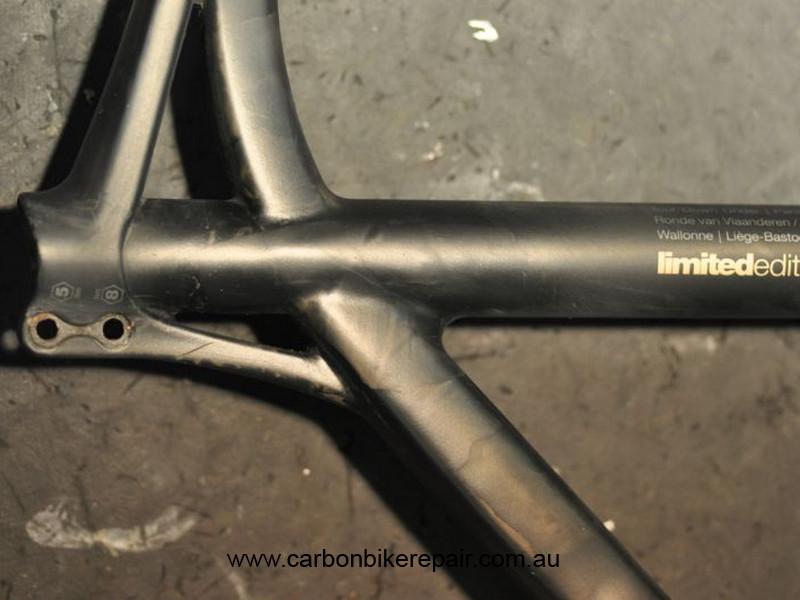 BMC seat tube junction after