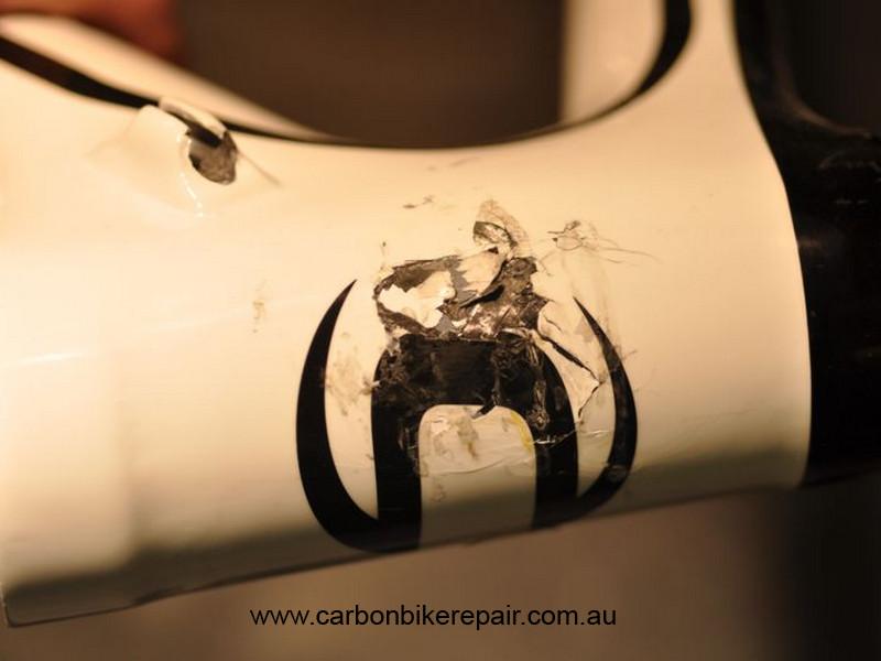 Cannondale head tube before