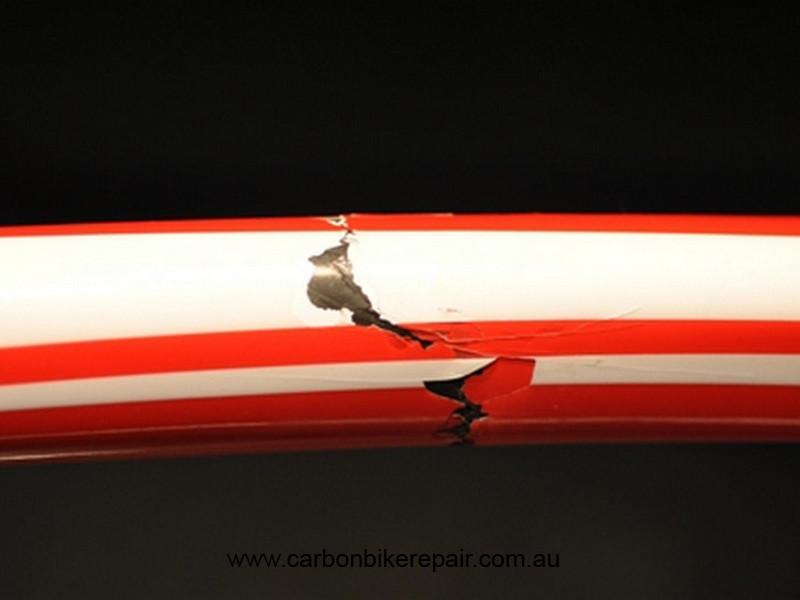 Malvern Star Oppy top tube before