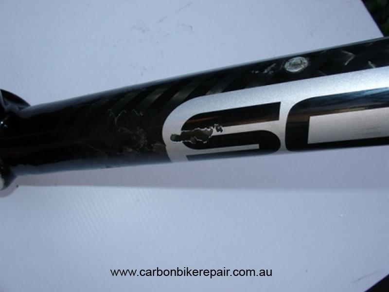 Scott CR1 down tube before