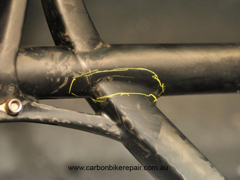 BMC seat tube junction before