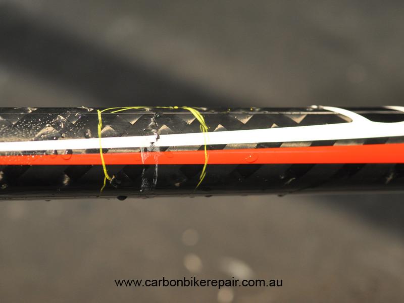 Ridley Helium Top Tube before