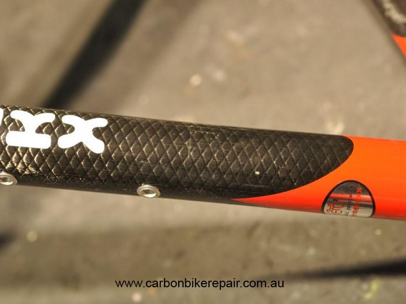 Merckx seat tube after