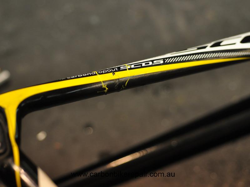 Scott seat stay graphics detal before 1