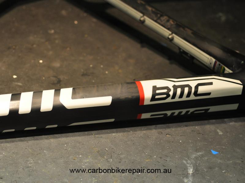 BMC down tube crack after 2